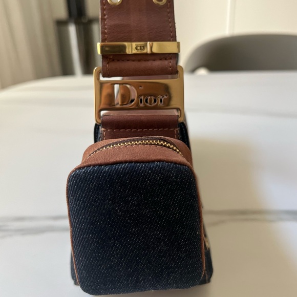 Christian Dior Galliano Denim Street Chic Columbus Bag + Pouches + Belt . - Picture 7 of 13